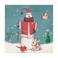 Trademark Fine Art Viv Eisner 'Folk Snowman Ii' Canvas Art, 24x24 WAG13223-C2424GG